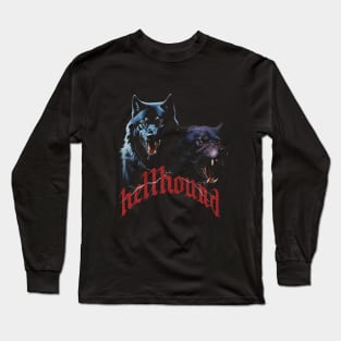 Vintage Vicious Hellhounds | Vintage | Dark Fantasy Long Sleeve T-Shirt